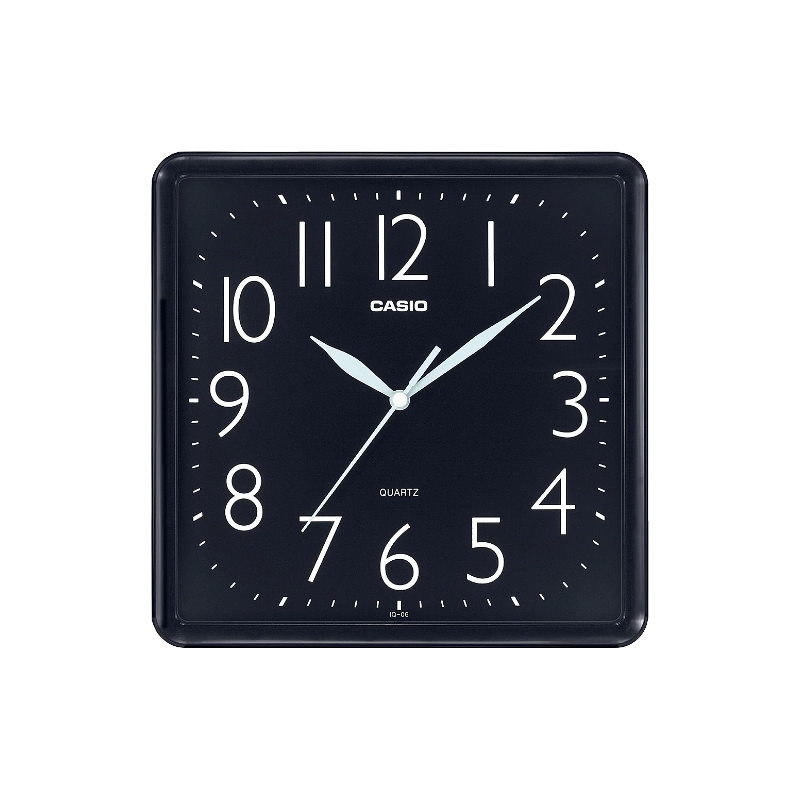 Casio IQ‑06‑1DF Analog Wall Clock