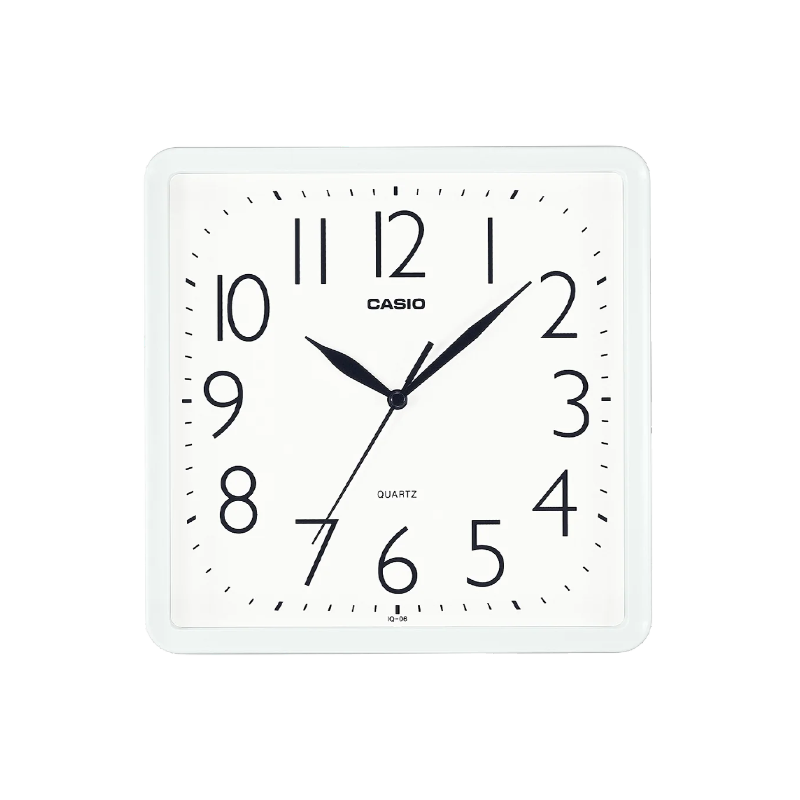 Casio IQ‑06‑7DF Analog Wall Clock