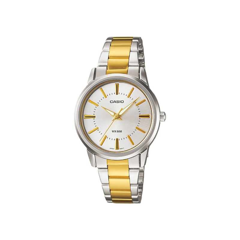 Casio Enticer LTP-1303SG-7AVDF Analog Two-Tone Stainless Steel Women’s Watch