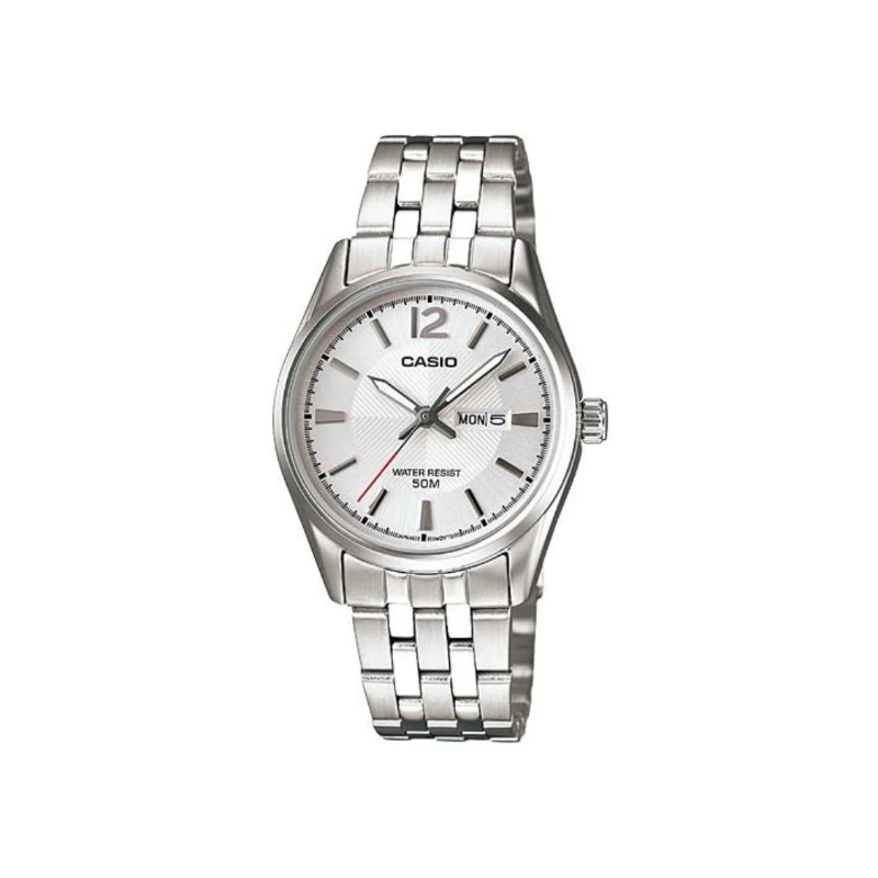 Casio Enticer LTP‑1335D‑7AVDF Analog Stainless Steel Women’s Watch
