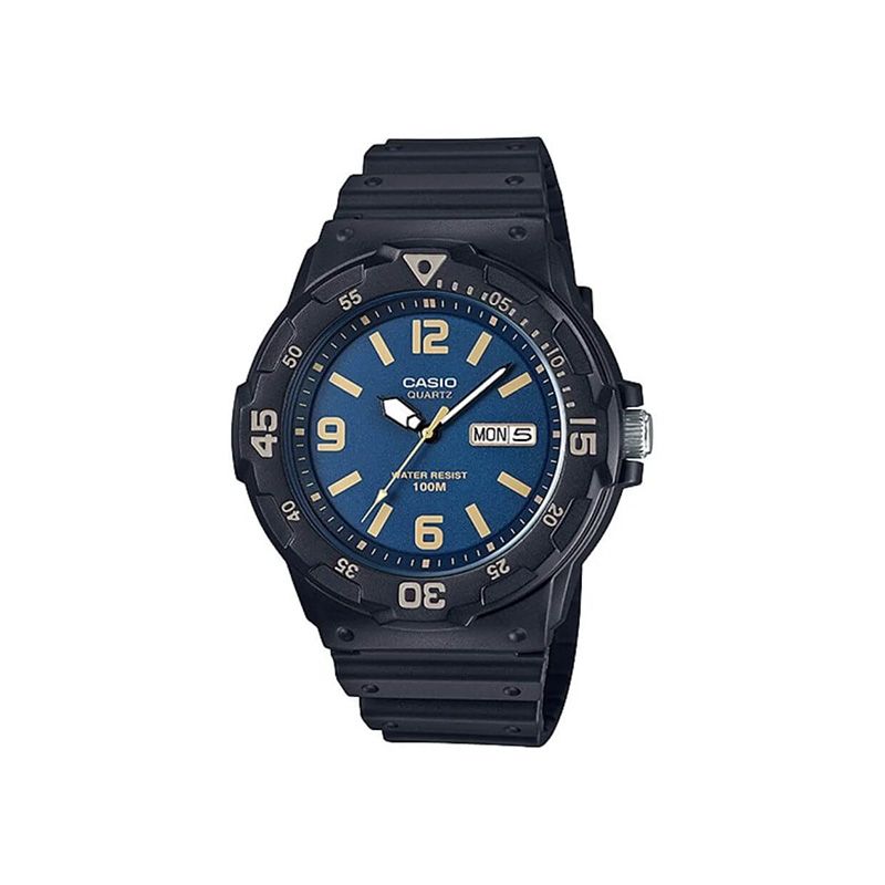 Casio MRW-200H-2B3VDF Youth Day Date Resin Men’s Watch