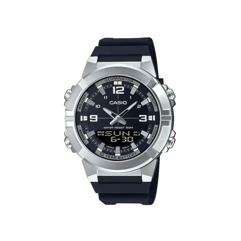 Casio Standard Dual Time AMW-870-1AVDF Resin Belt Men’s Watch