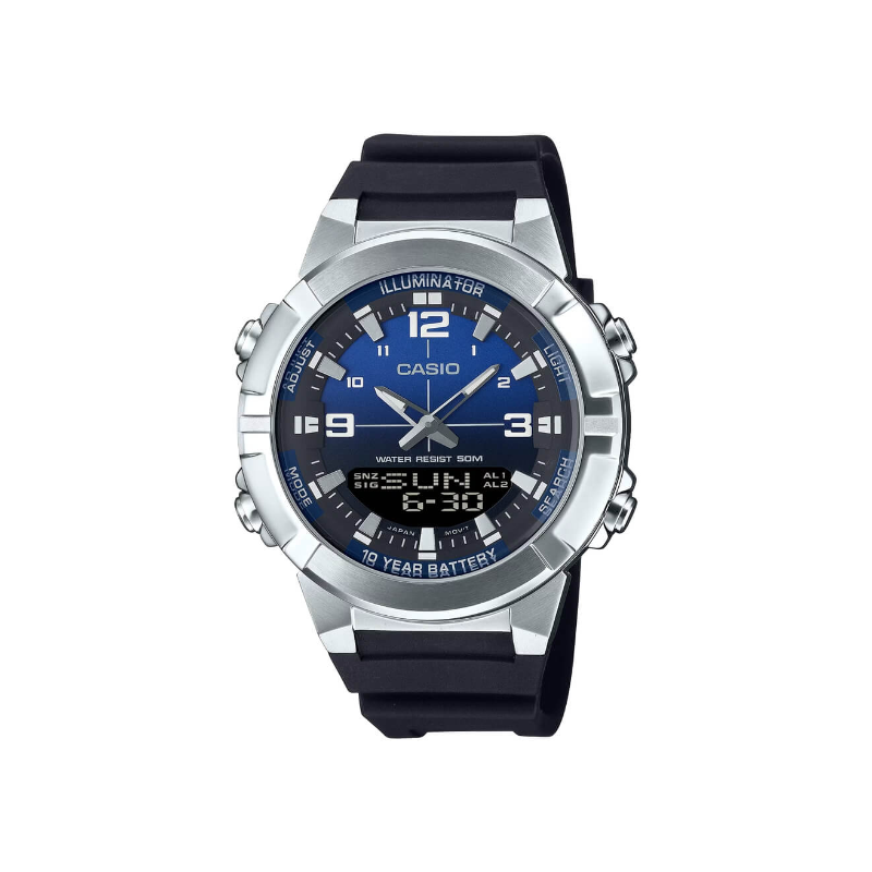Casio Standard Dual Time AMW-870A-2AVDF Resin Belt Men’s Watch