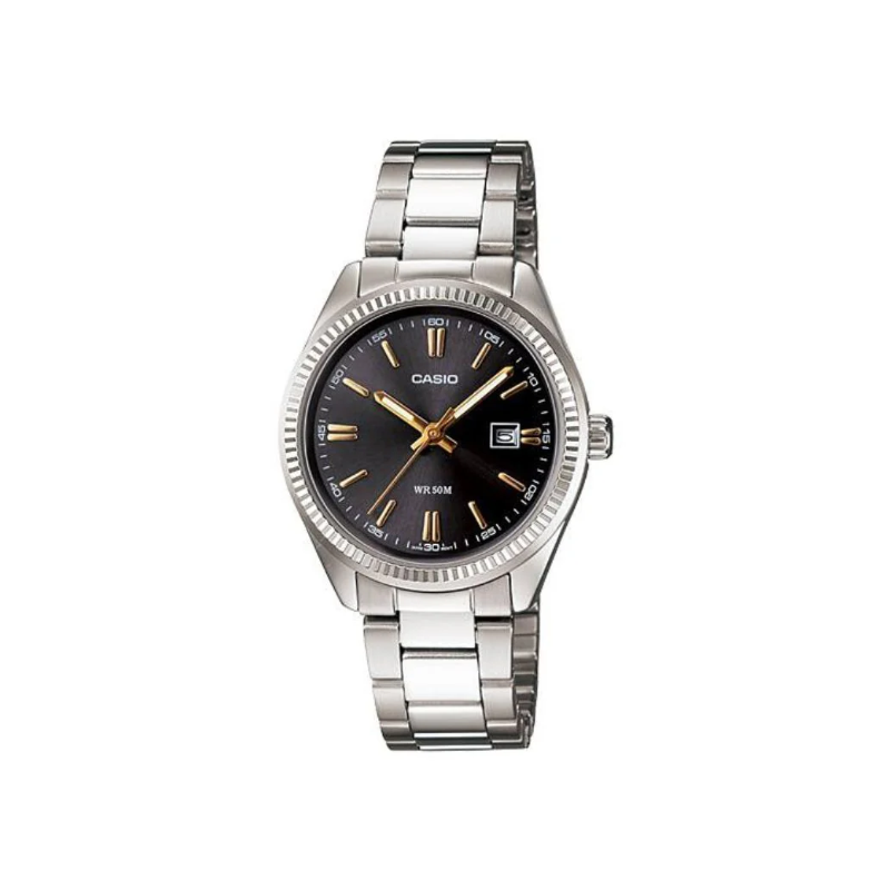 Casio Standard LTP‑1302D‑1A2VDF Analog Stainless Steel Women’s Watch