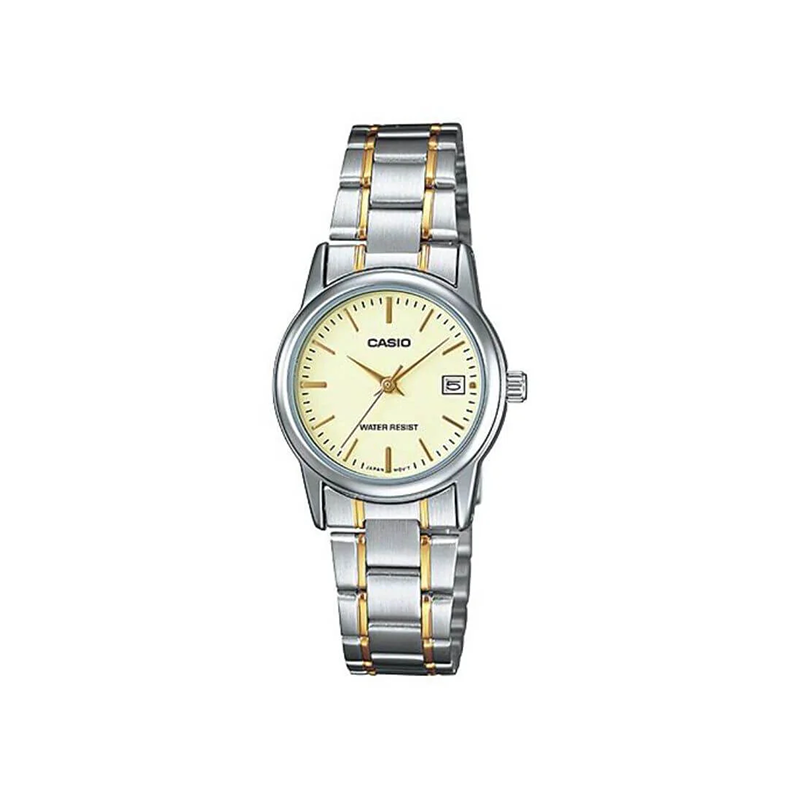 Casio Standard LTP-V002SG-9AUDF Analog Stainless Steel Women's Watch