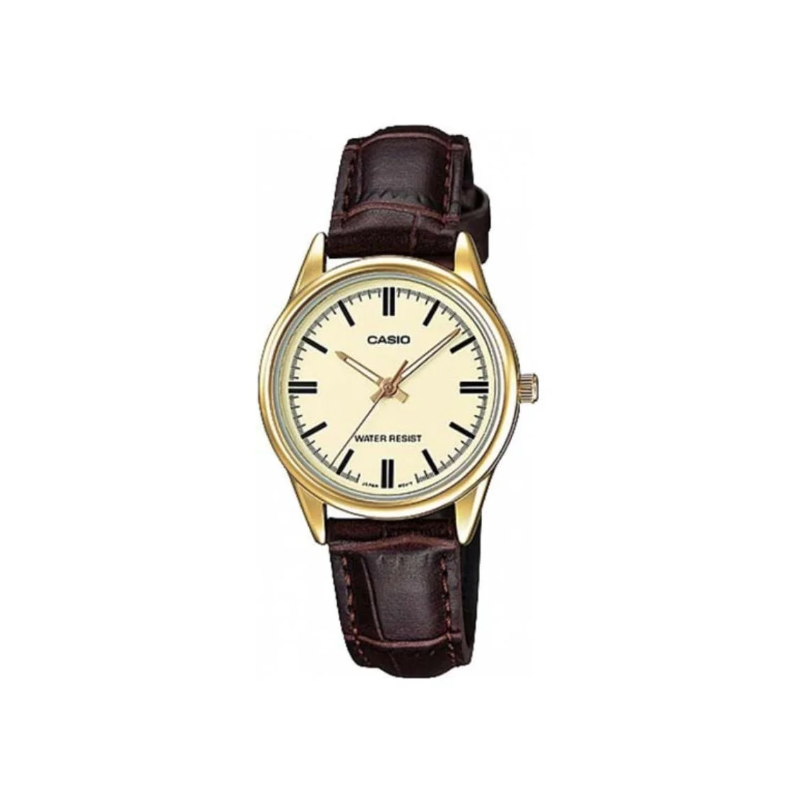 Casio Standard LTP-V005GL-9AUDF Leather Strap Women’s Watch