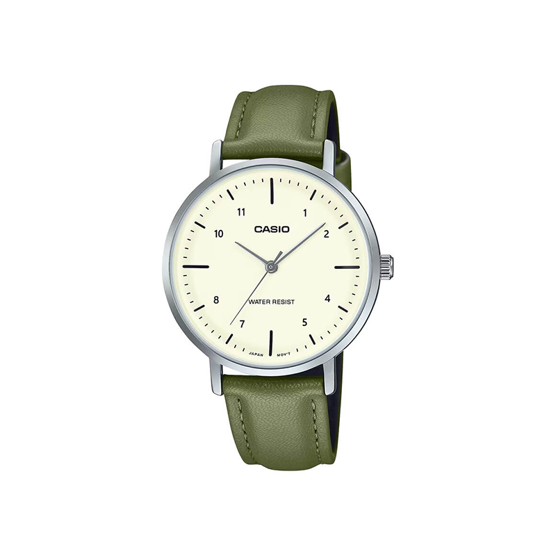 Casio Standard LTP-VT03L-3B Leather Strap Women's Watch