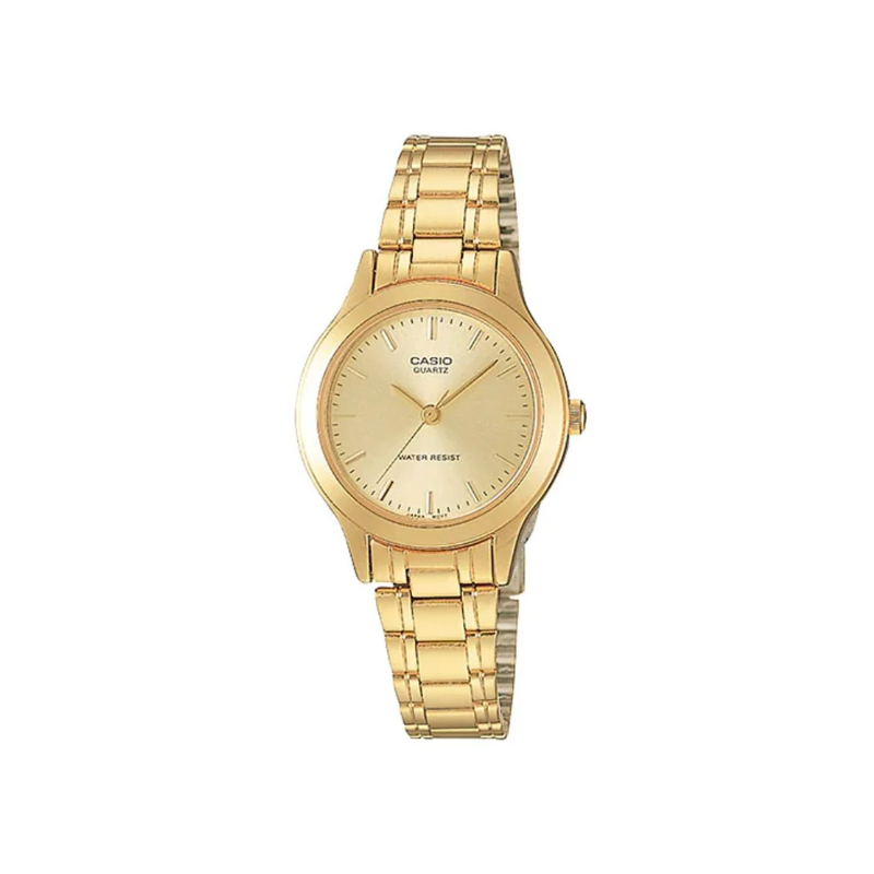 Casio Standard LTP‑1128N‑9ARDF Analog Stainless Steel Women’s Watch