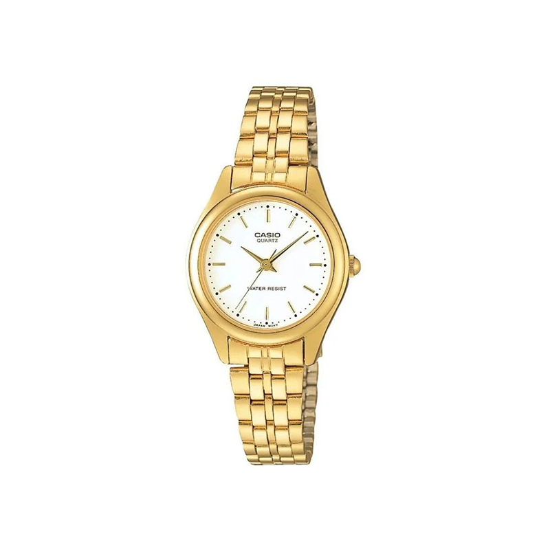 Casio Standard LTP‑1129N‑7ARDF Analog Stainless Steel Women’s Watch