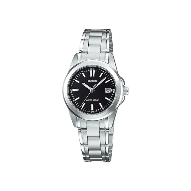 Casio Standard LTP‑1215A‑1A2DF Analog Stainless Steel Women’s Watch