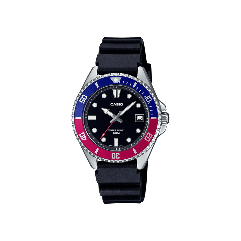 Casio Standard MDV-10-1A2VDF Duro Date Resin Belt Unisex Watch