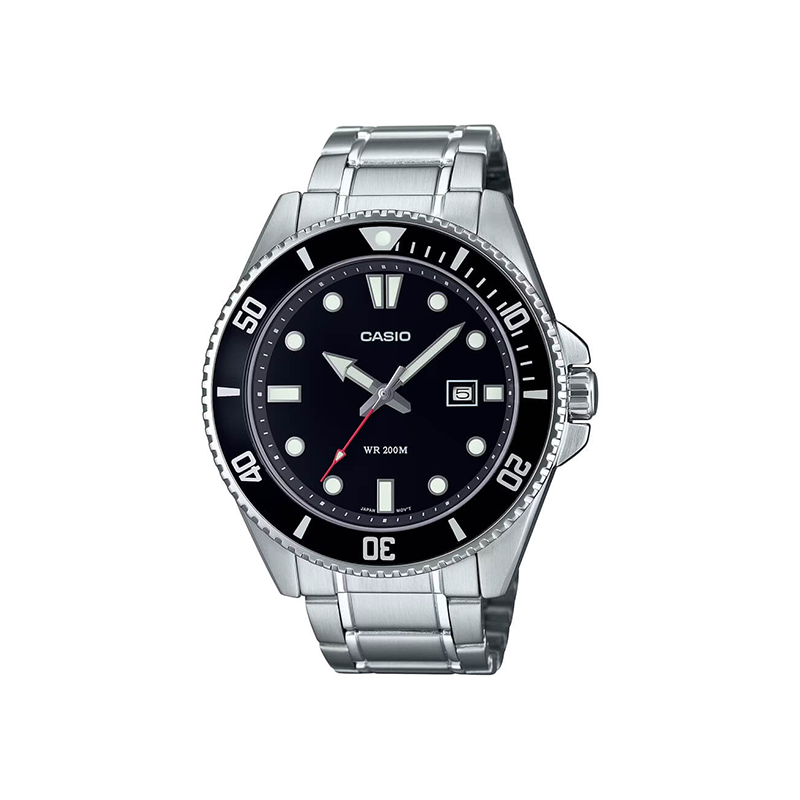 Casio Standard MDV-107D-1A1VDF Duro Date Stainless Steel Men’s Watch