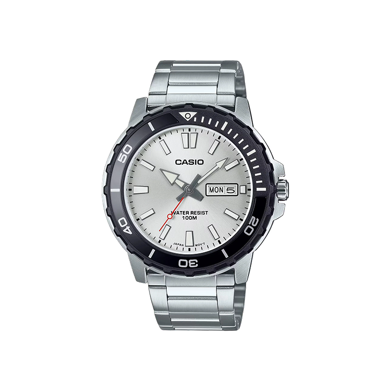 Casio Standard MTD-125D-7AVDF Analog Stainless Steel Men’s Watch