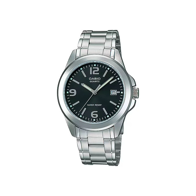 Casio Standard MTP-1215A-1A Date Stainless Steel Men's Watch