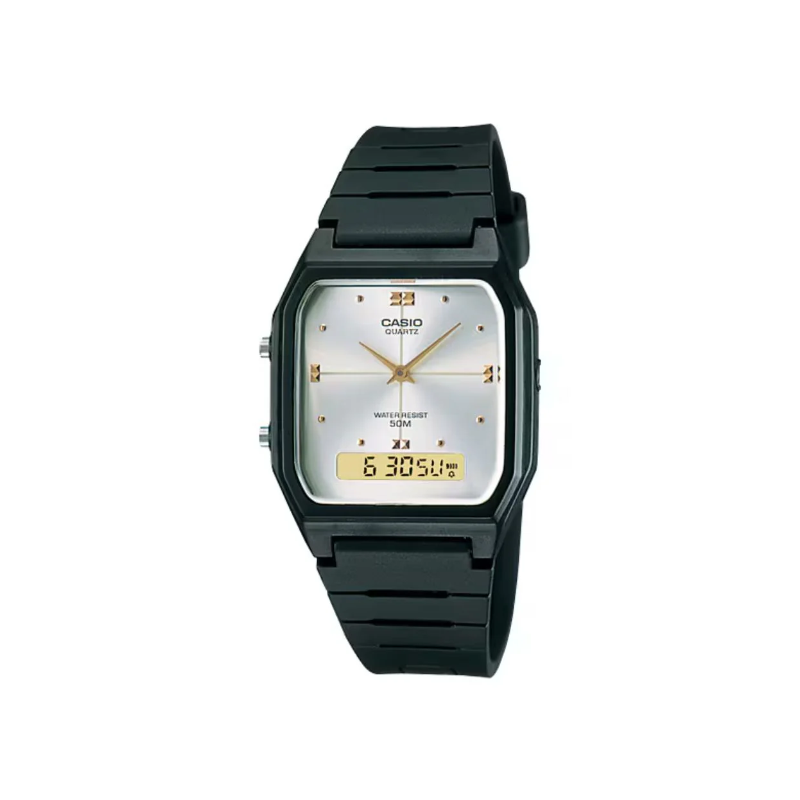 Casio Vintage AW-48HE-7AVDF Dual Time Resin Belt Unisex Watch