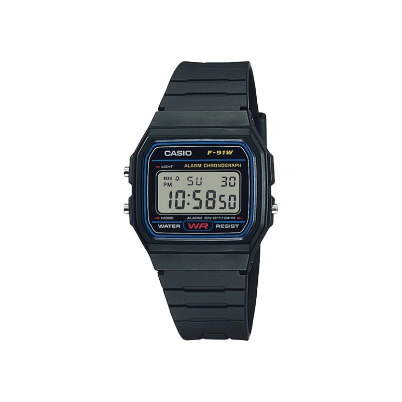Casio Vintage F-91W-1DG Digital Resin Band Unisex Watch