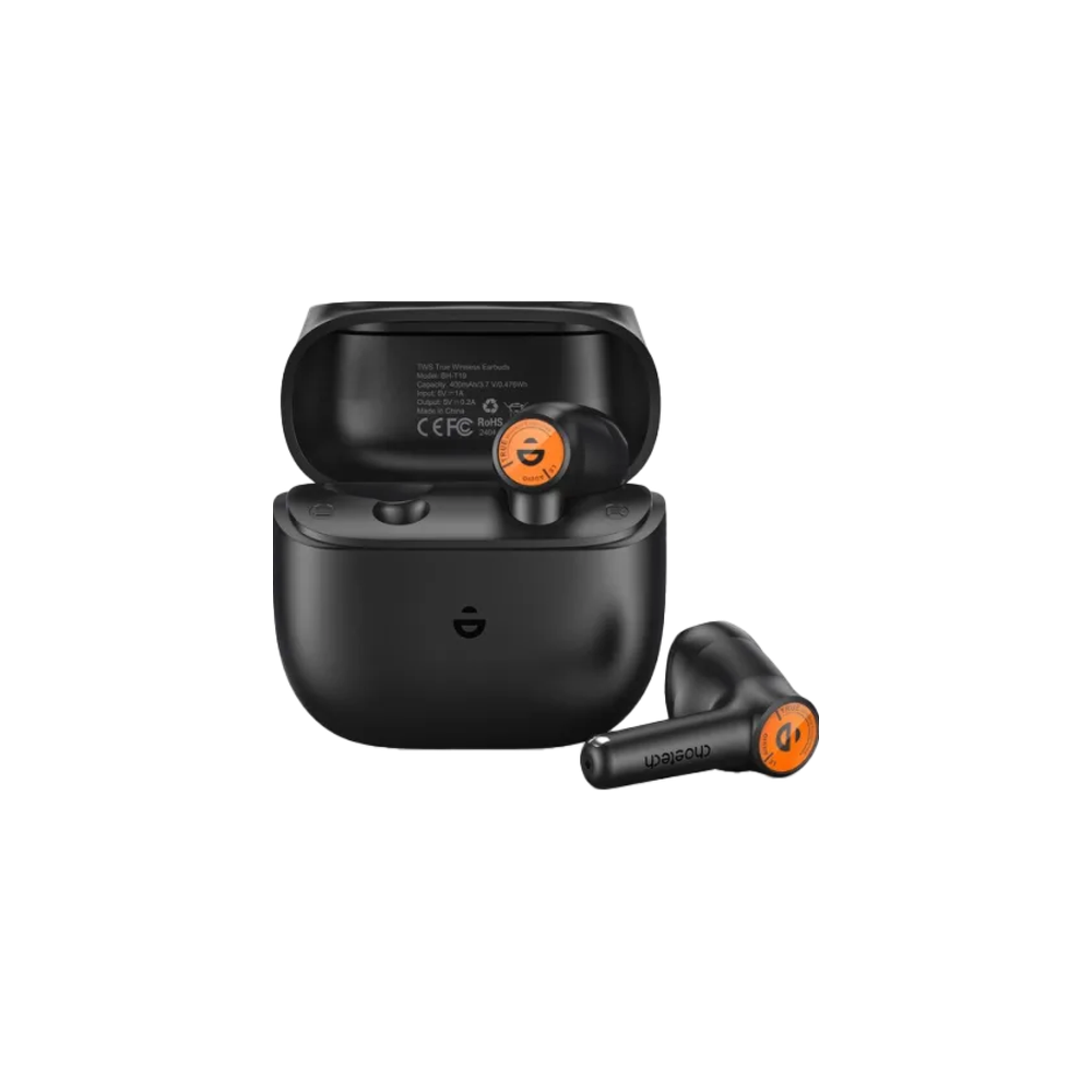 Choetech External Earbuds Style Earphone TWS Digital LED Display (BH-T19-BK)
