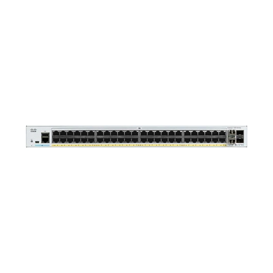 Cisco C1000-48T-4X-L 52 Port Managed Network Switch