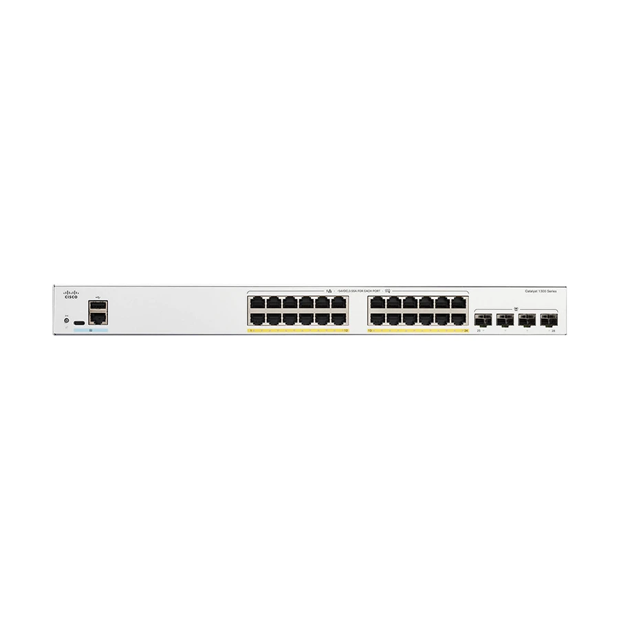 Cisco C1300-24FP-4G 28 Port Managed Network Switch