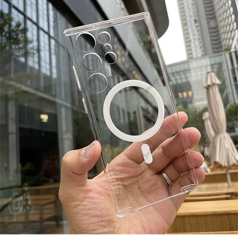 Clear Case Lens Protection With MagSafe For Samsung S24 Ultra