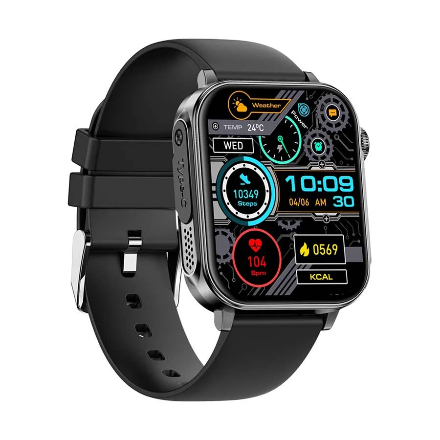 COLMI P80 Bluetooth Calling Smart Watch With Silicone Strap