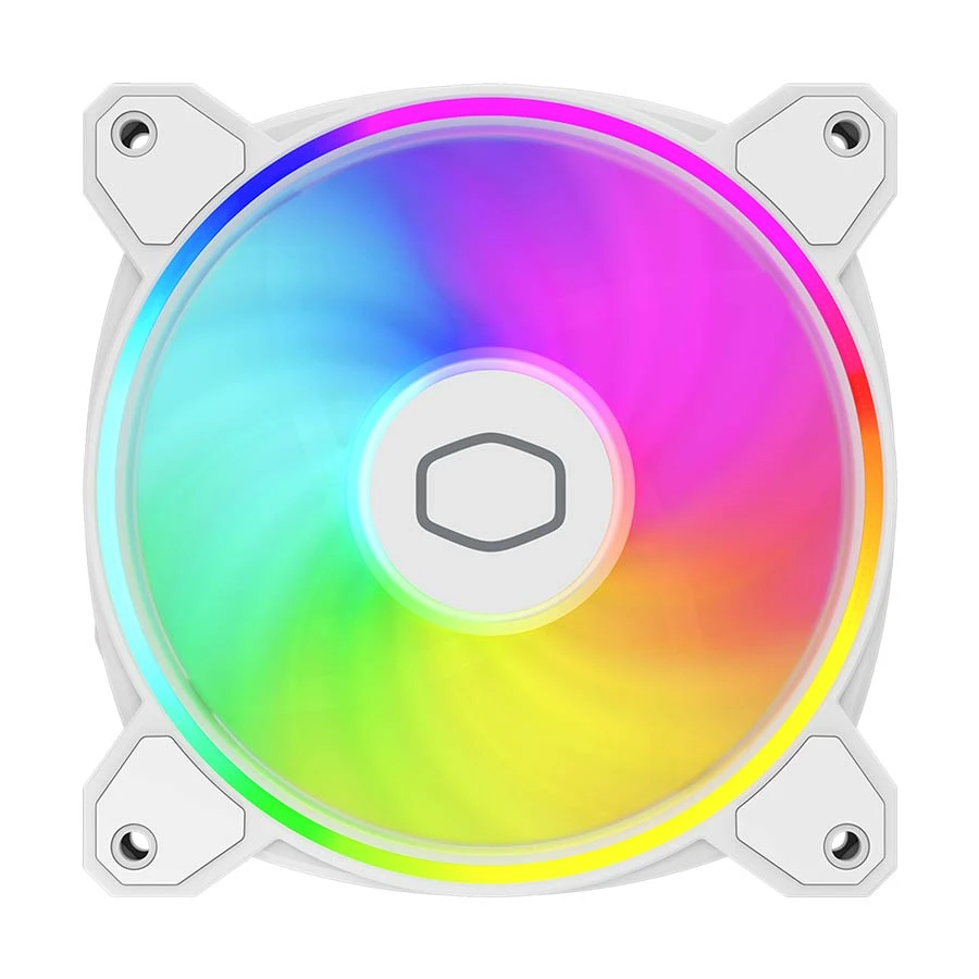 Cooler Master MasterFan MF120 Halo2 Edition ARGB (1xFAN) 120mm Casing Cooling Fan #MFL-B2DW-21NP2-R2