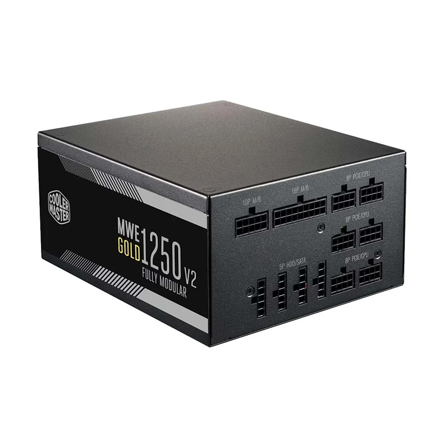 Cooler Master MWE 1250W V2 ATX 3.0 Full Modular 80 Plus Certified Power Supply #MPE-C501-AFCAG-3IN