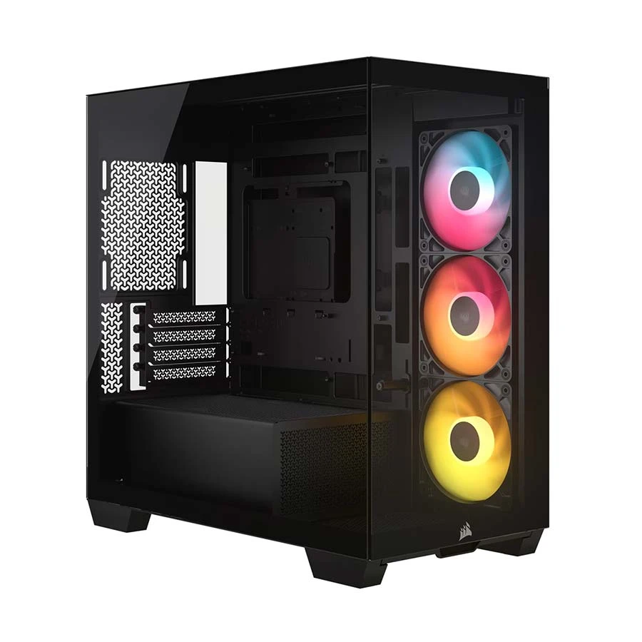 CORSAIR 2800X RS-R ARGB Mid-Tower (Tempered Glass Window) Micro-ATX Gaming Desktop Case