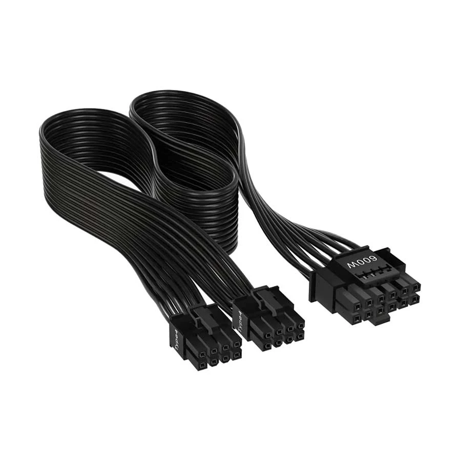 CORSAIR 600W 12 + 4 pin PCIe Gen 5 PSU Power Cable #CP-8920284