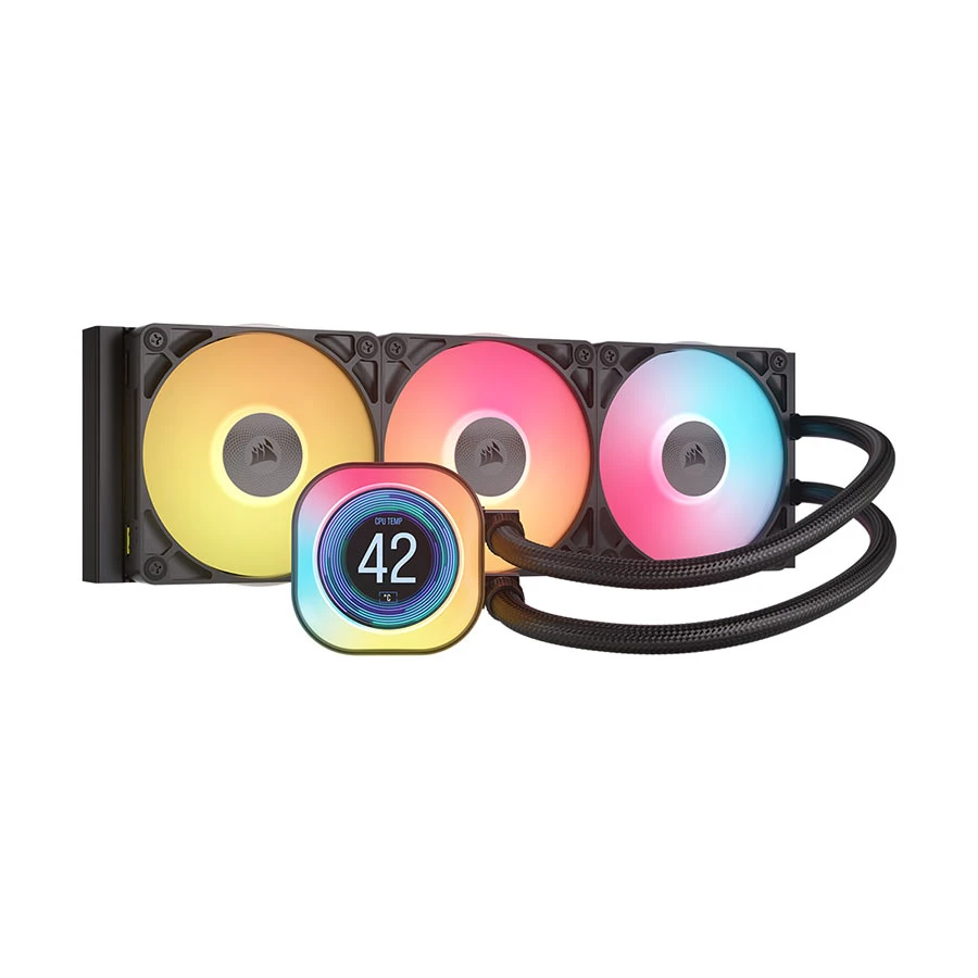 CORSAIR iCUE Link Titan 360 RX LCD RGB AIO Liquid CPU Cooler #CW-9061023-WW