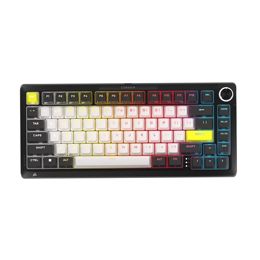 CORSAIR MAKR PRO 75 Hall Effect RGB Wired Carbon Gaming Keyboard