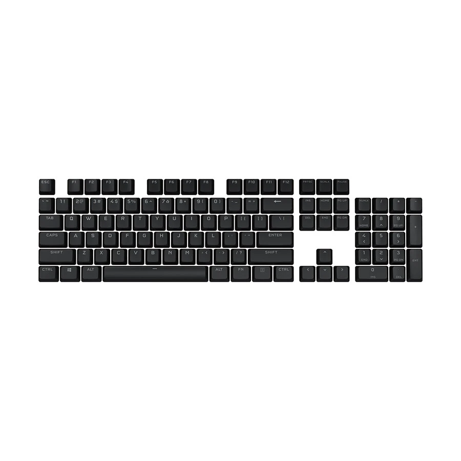 CORSAIR PBT DOUBLE-SHOT PRO Onyx Keycaps Mod Kit #CH-9911060-NA