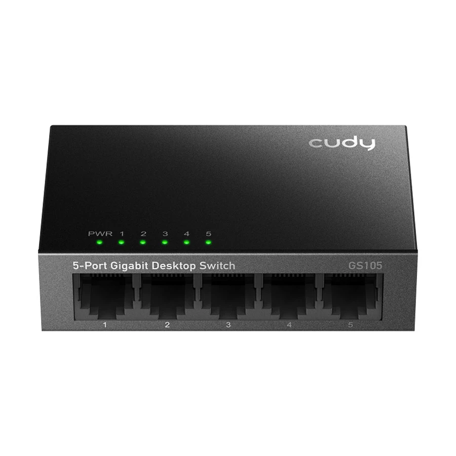 Cudy GS105 5 Port (5-Port 10/100/1000Mbps Ethernet) Unmanaged Gigabit Desktop Switch
