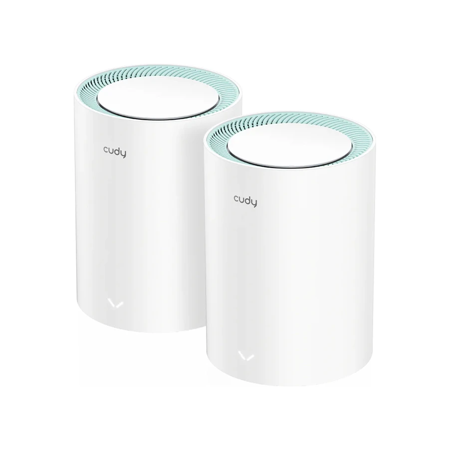 Cudy M1500 AX1500 Mbps Gigabit Dual-Band Mesh Wi-Fi 6 System (2-Pack)