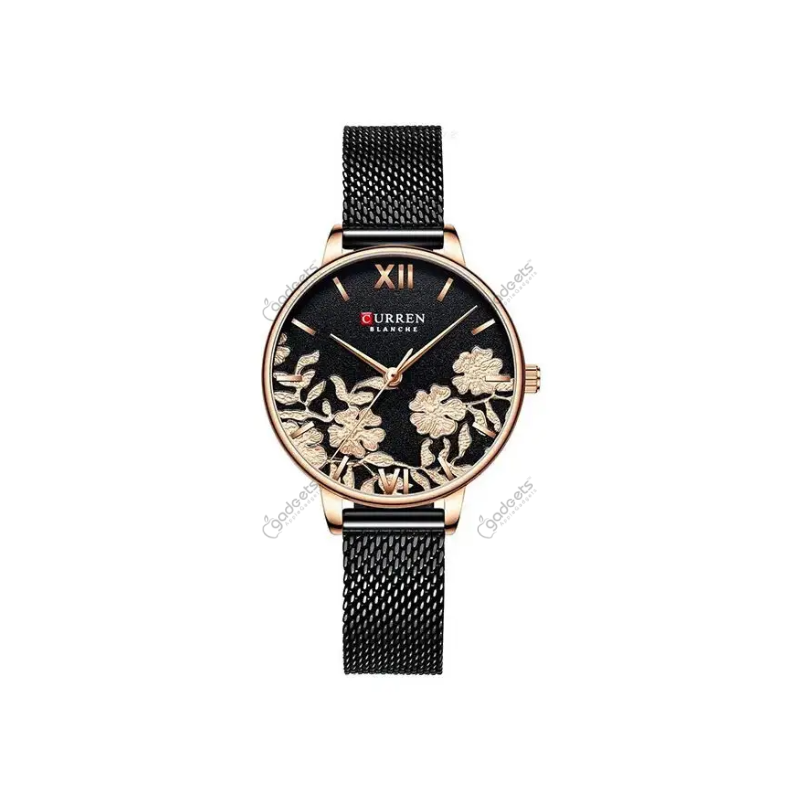 Curren 9065 Small Dial Pattern Women’s Watch