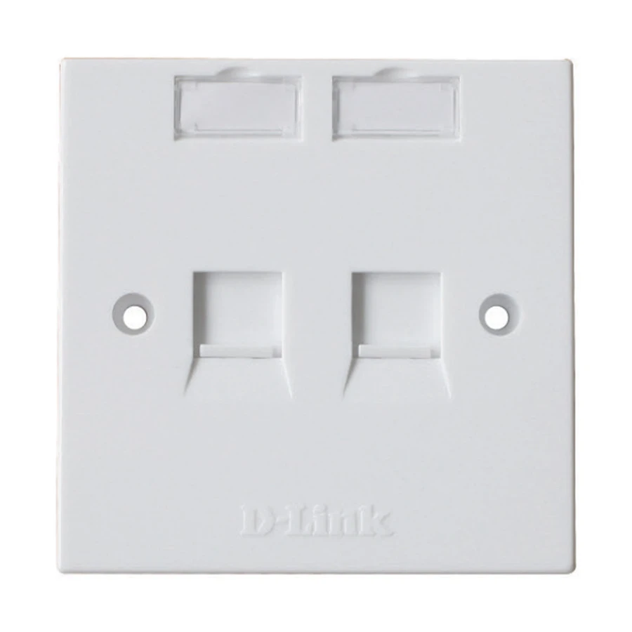 D-Link Face Plate (Dual Port) #NFP-0WHI21