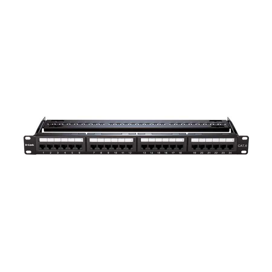D-Link NPP-C61BLK241 24 Port Fully Loaded Patch Panel