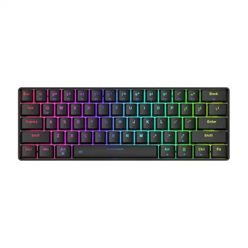 Dareu EK861 TRINITY GTR Red Switch RGB Tri-Mode Wireless Mechanical Keyboard