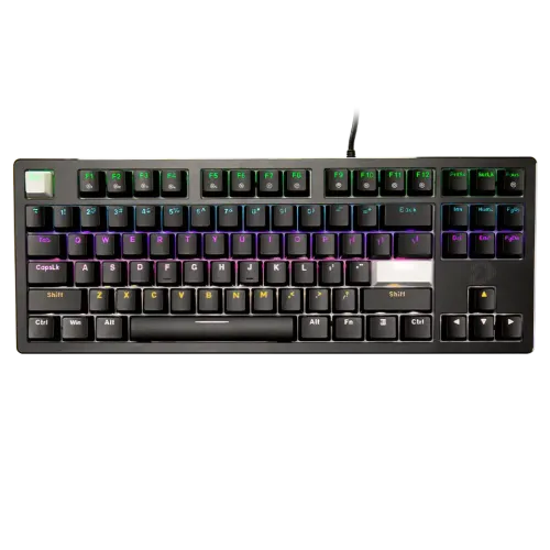 Dareu EK87 V2 Wired Rainbow RGB Brown Switch Mechanical Gaming Keyboard