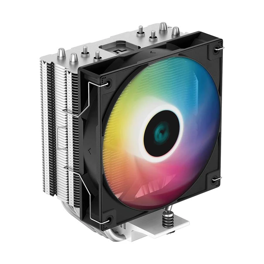 DeepCool AG400 ARGB Single Tower & Silver Air CPU Cooler #R-AG400-BKANMC-G-1