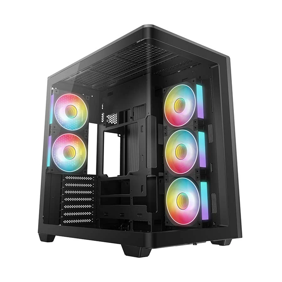 DeepCool CG590U 5F Mid Tower (Tempered Glass Window) ATX Gaming Desktop Case
