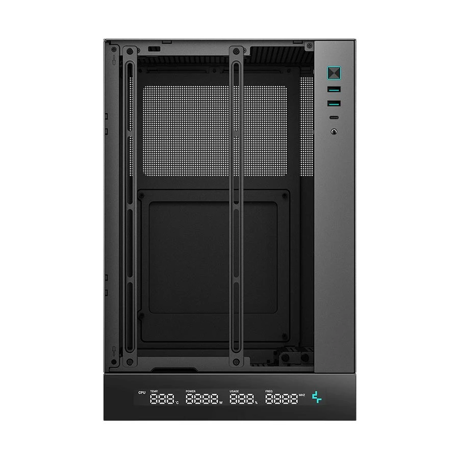 DeepCool CH170 Digital Mini Tower Mini-ITX Gaming Desktop Casing #R-CH170-BKNPI0D-G-1
