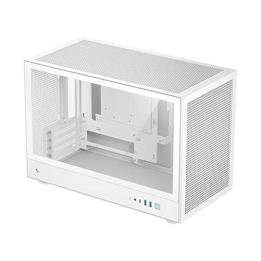 DeepCool CH260 WH Mesh Mini Tower Micro-ATX Gaming Desktop Case #R-CH260-WHNGM0-G-1