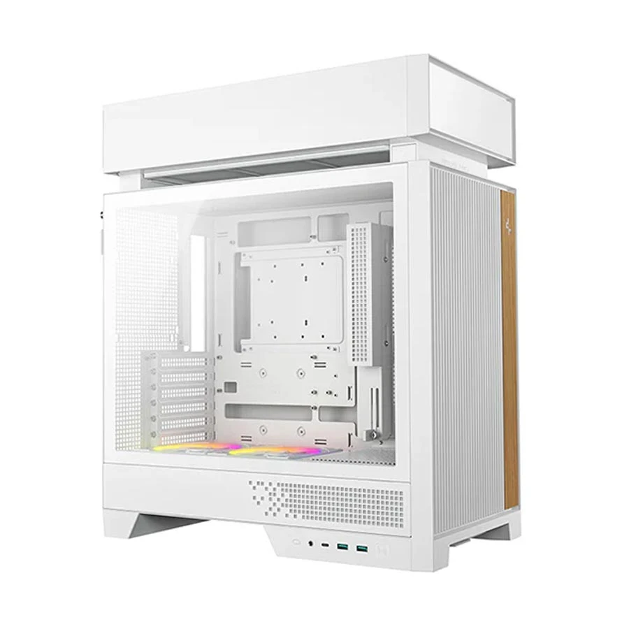 DeepCool CL660 WH Mid Tower (Tempered Glass Window) ATX Gaming Desktop Case #R-CL660-WHNNA0-G-1