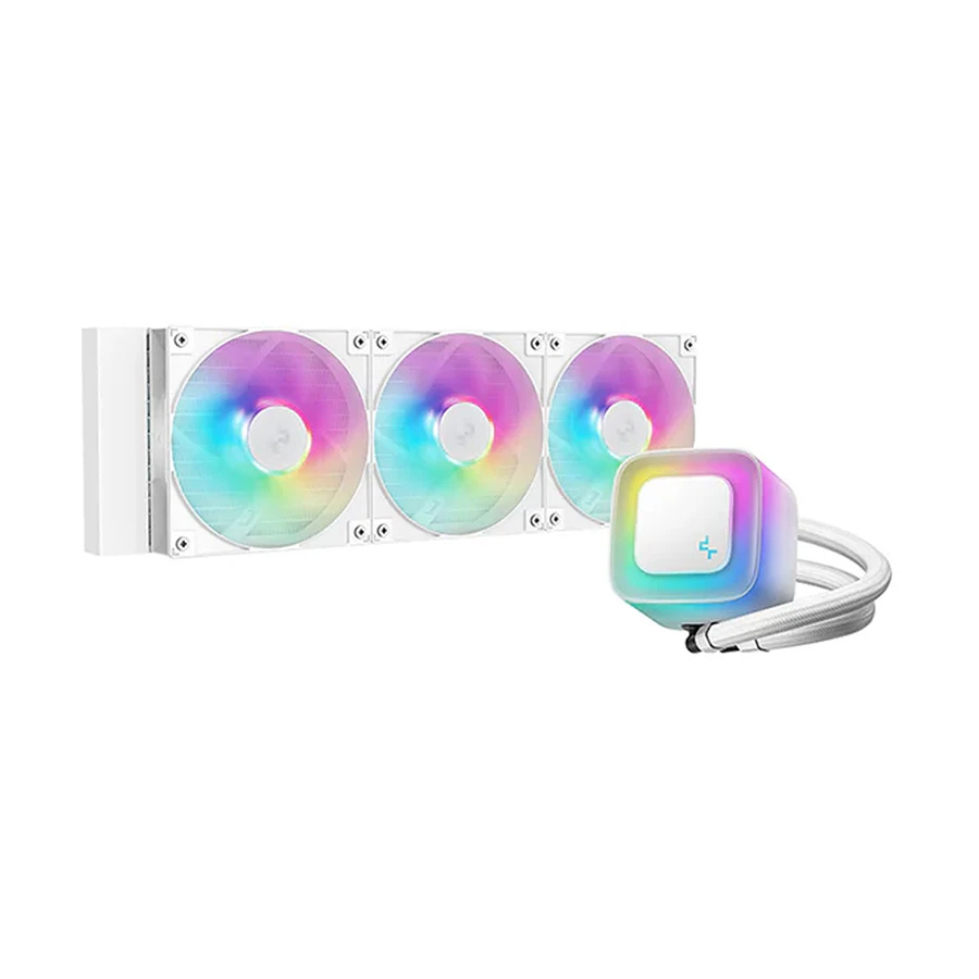 DeepCool LE360 WH V2 ARGB 360mm AIO Liquid CPU Cooler #R-LE360-WHAMMN-G-2