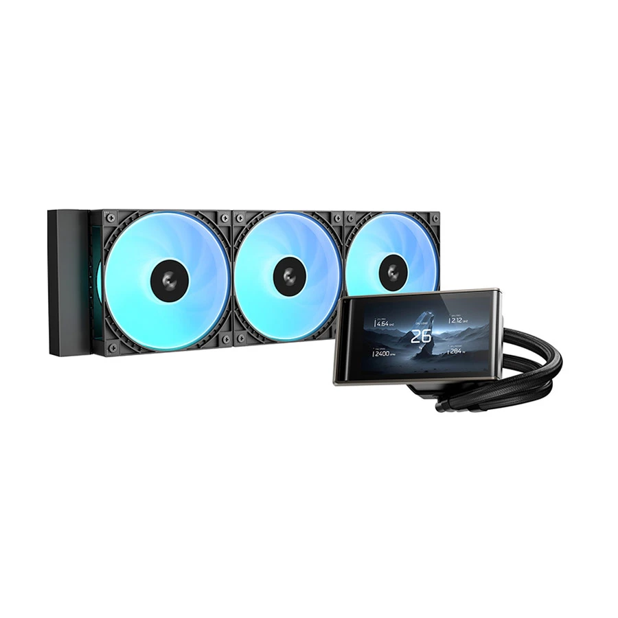 DeepCool LT360 VISION ARGB 360mm AIO Liquid CPU Cooler