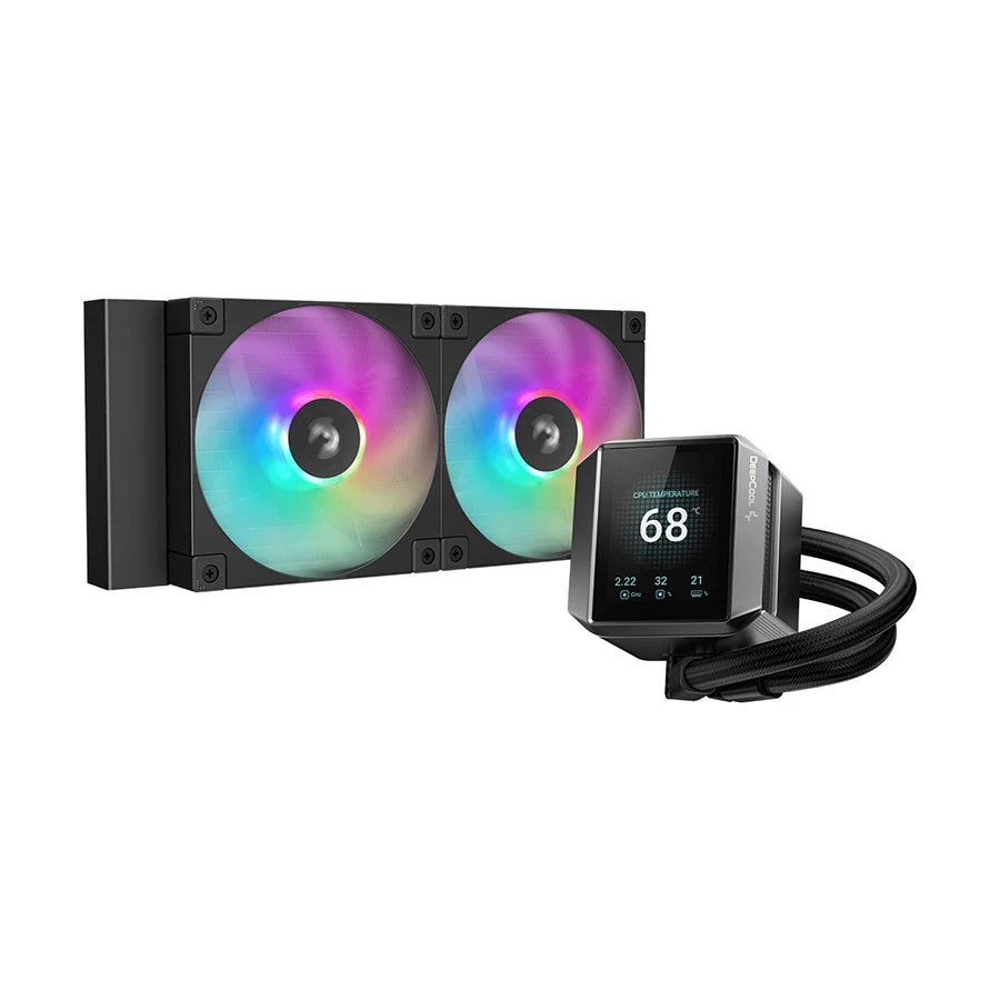 DeepCool MYSTIQUE 240 ARGB AIO Liquid CPU Cooler #R-LX550-BKADSNC-G-1