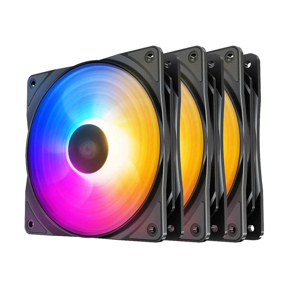 DeepCool RF120 FS (3xFAN) LED Casing Cooling Fan #DP-FLED3-RF120FS-3P