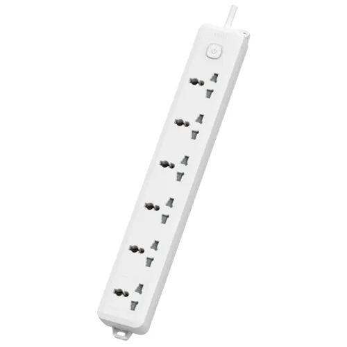 Deli CT705 2 Pin 6 Port 3 Meter Power Strip