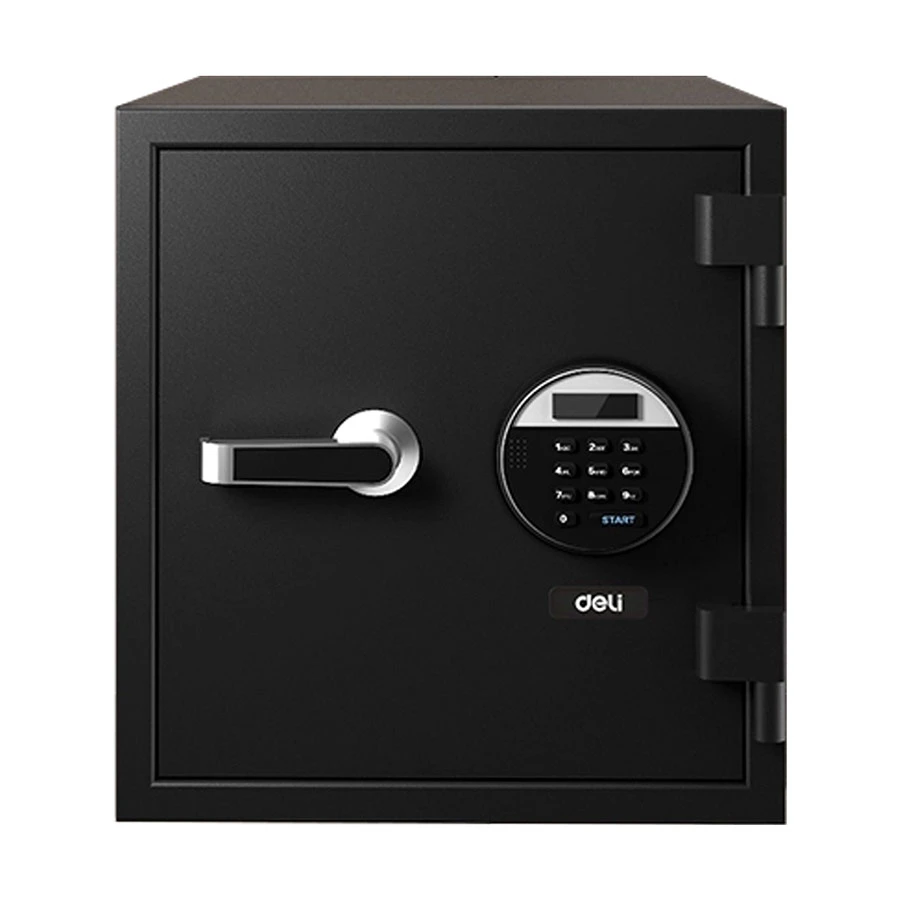 Deli ET581 Digital Safe Box Locker Vault (Key, Password & Fireproof)